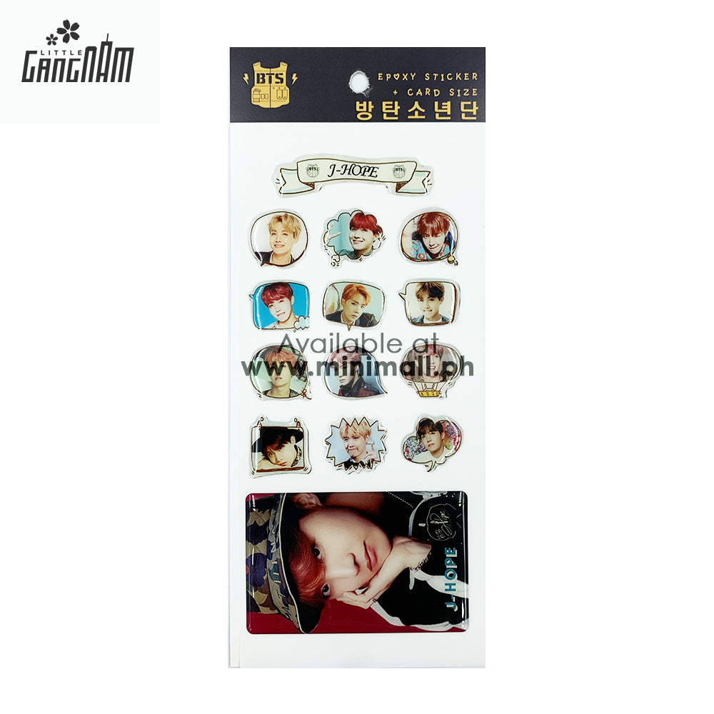 BTS - EPOXY STICKER + CARD SIZE