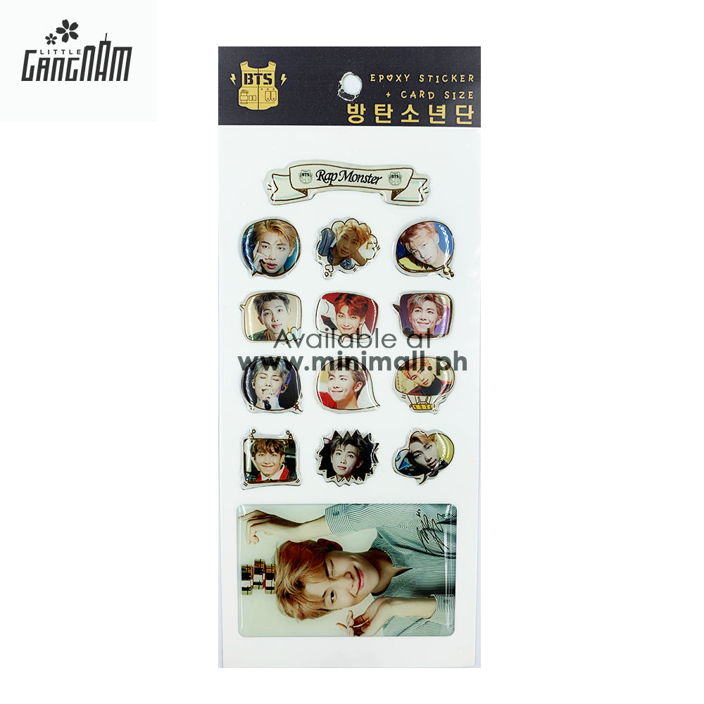 BTS - EPOXY STICKER + CARD SIZE