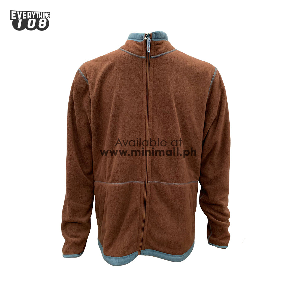 BROWN ZIPPER JACKET