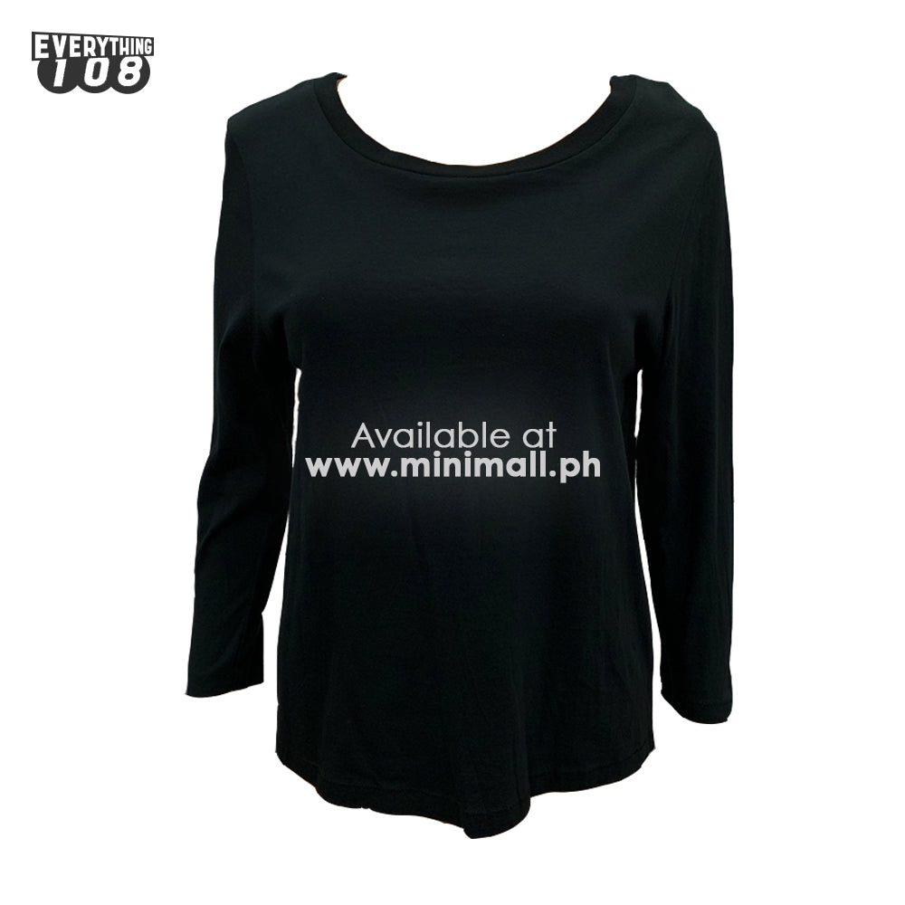 BLACK LONGSLEEVE TOP
