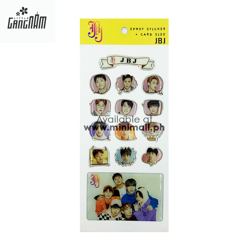 JBJ - EPOXY STICKER + CARD SIZE