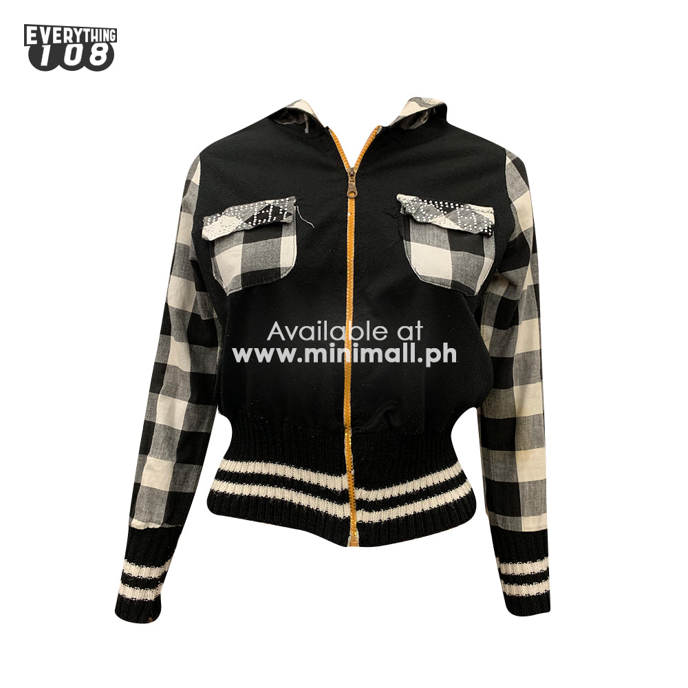 CHECKERED HOODIE JACKET