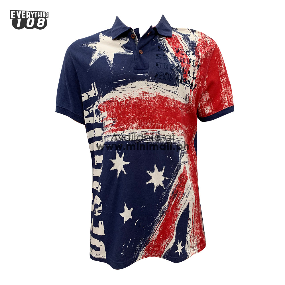 DESIGUAL PRINTED POLO SHIRT