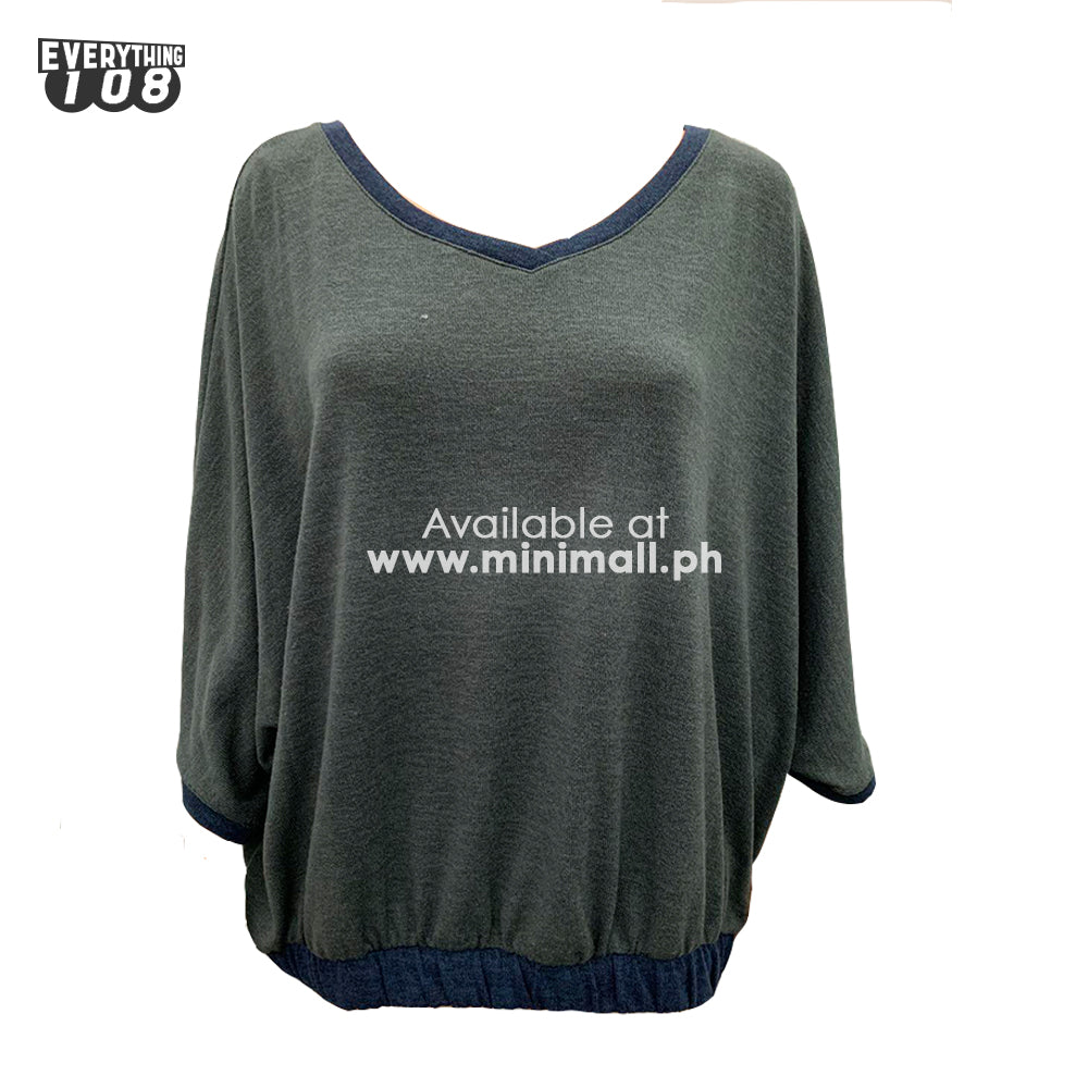 GRAY OVERSIZED TOP