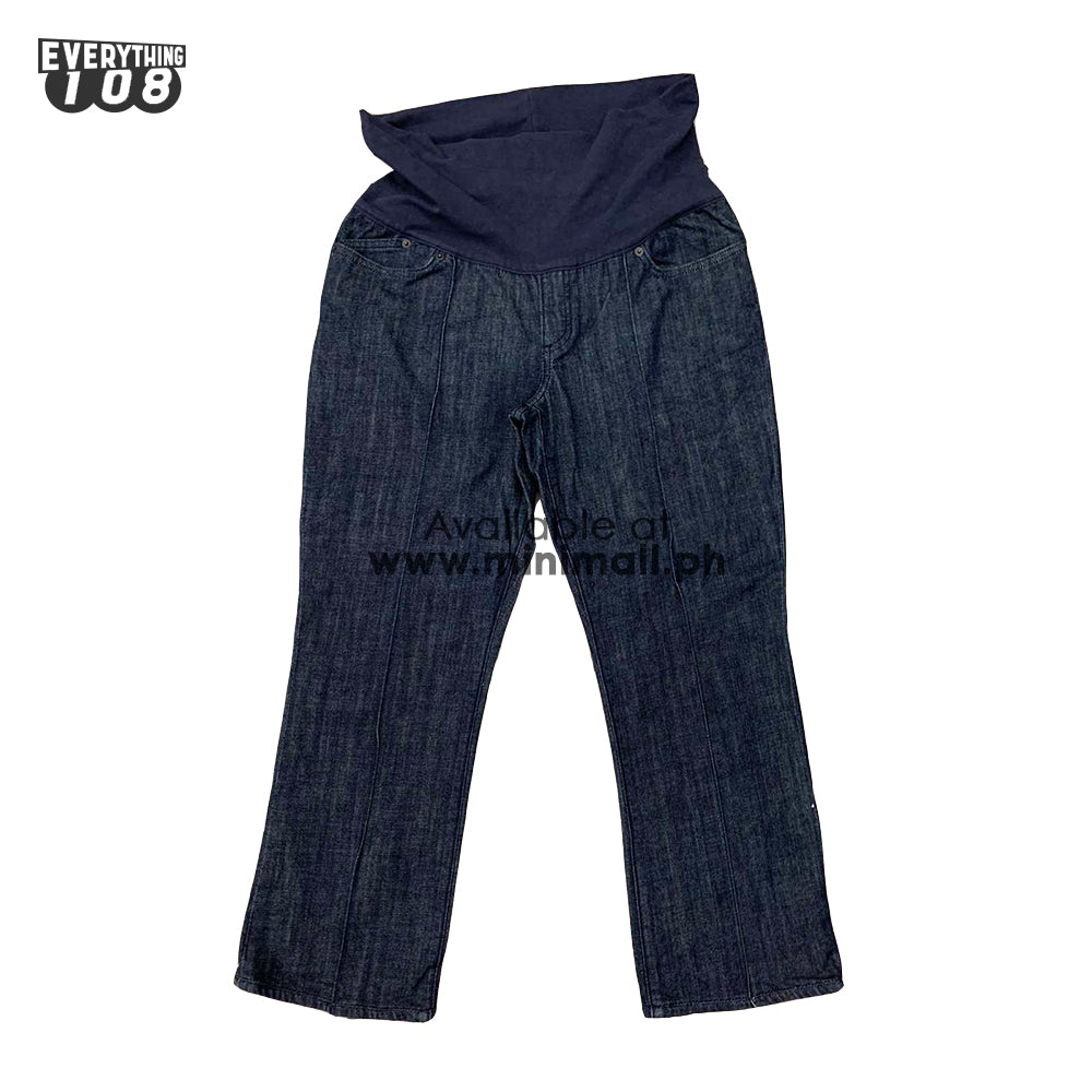 GAP DARK DENIM MATERNITY PANTS