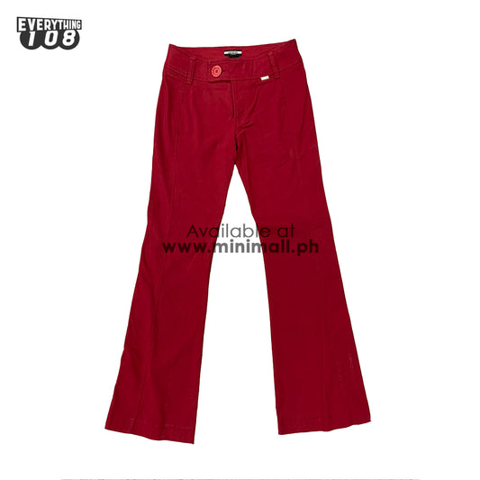 GUESS RED WOMEN’S PANTS