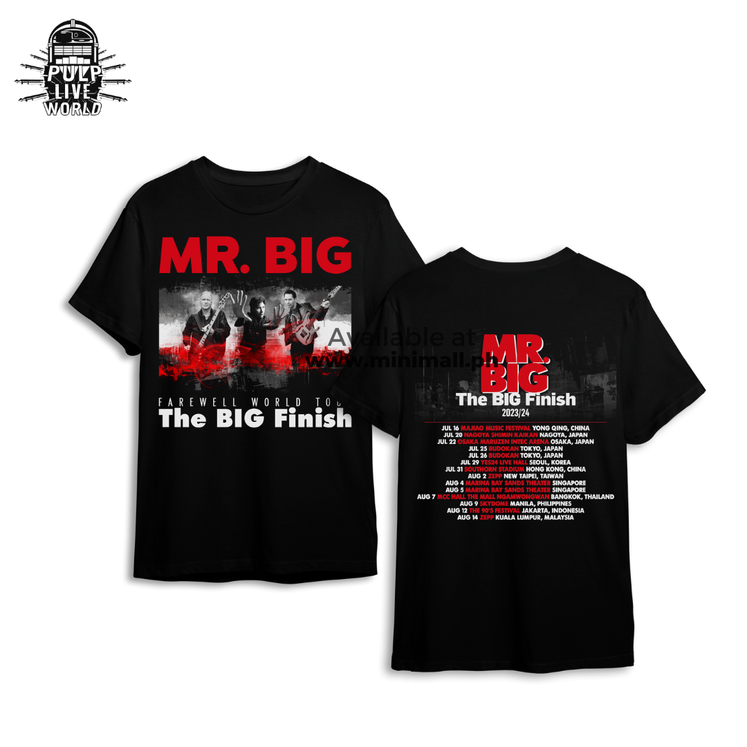 MR. BIG: TOUR SHIRT 2023 – Mini Mall PH Store MR. BIG: TOUR SHIRT 2023 – Mini Mall PH Store