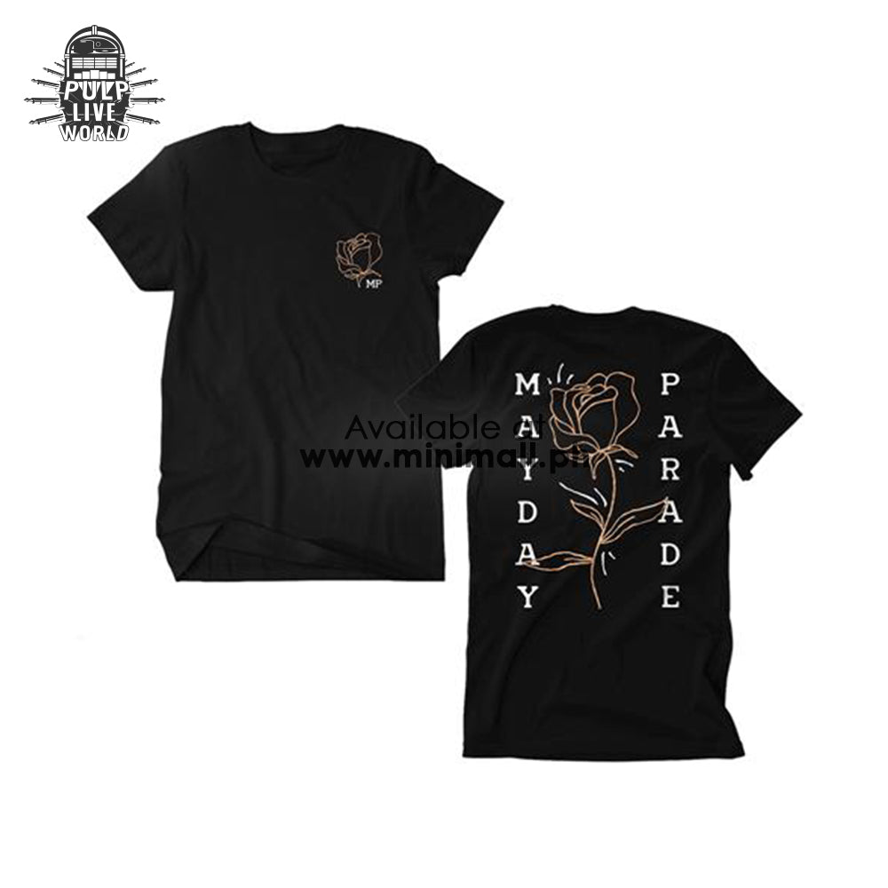 MAYDAY PARADE: PEACH ROSE STATEMENT SHIRT