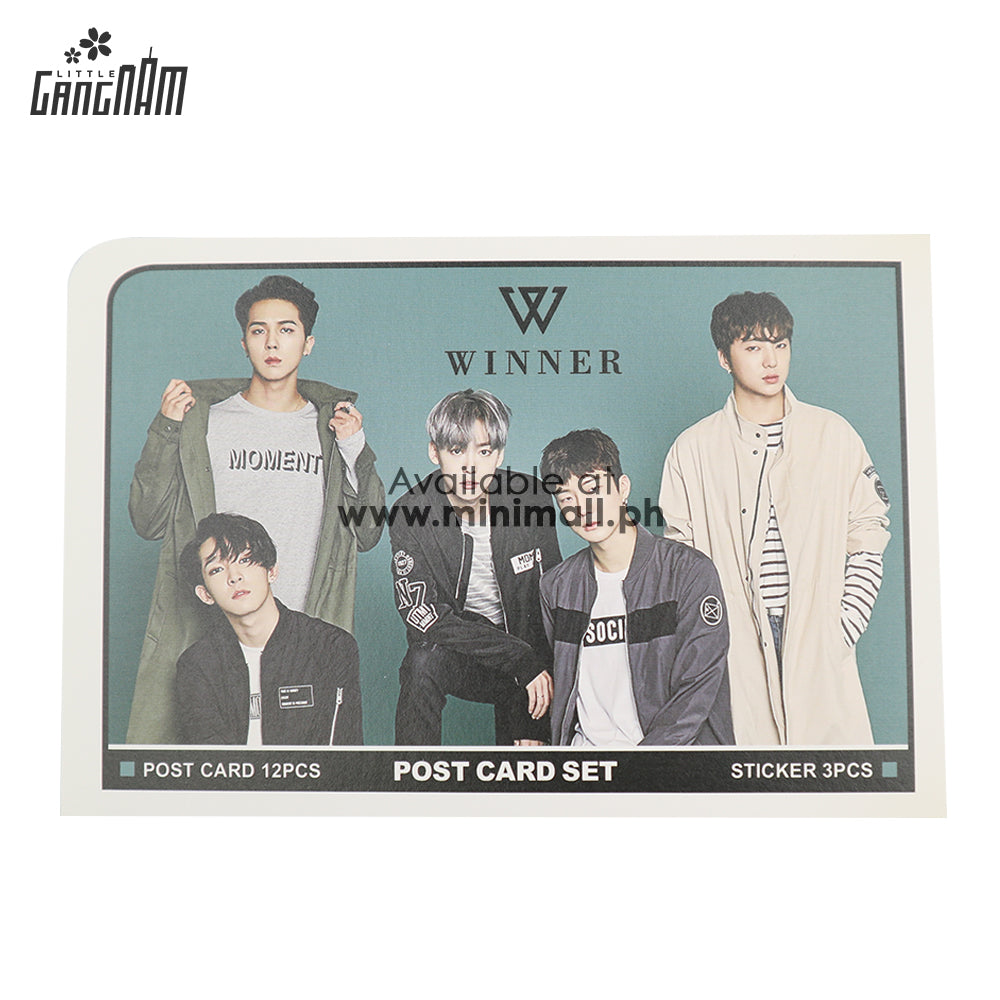 WINNER - POSTCARD + STICKER SET