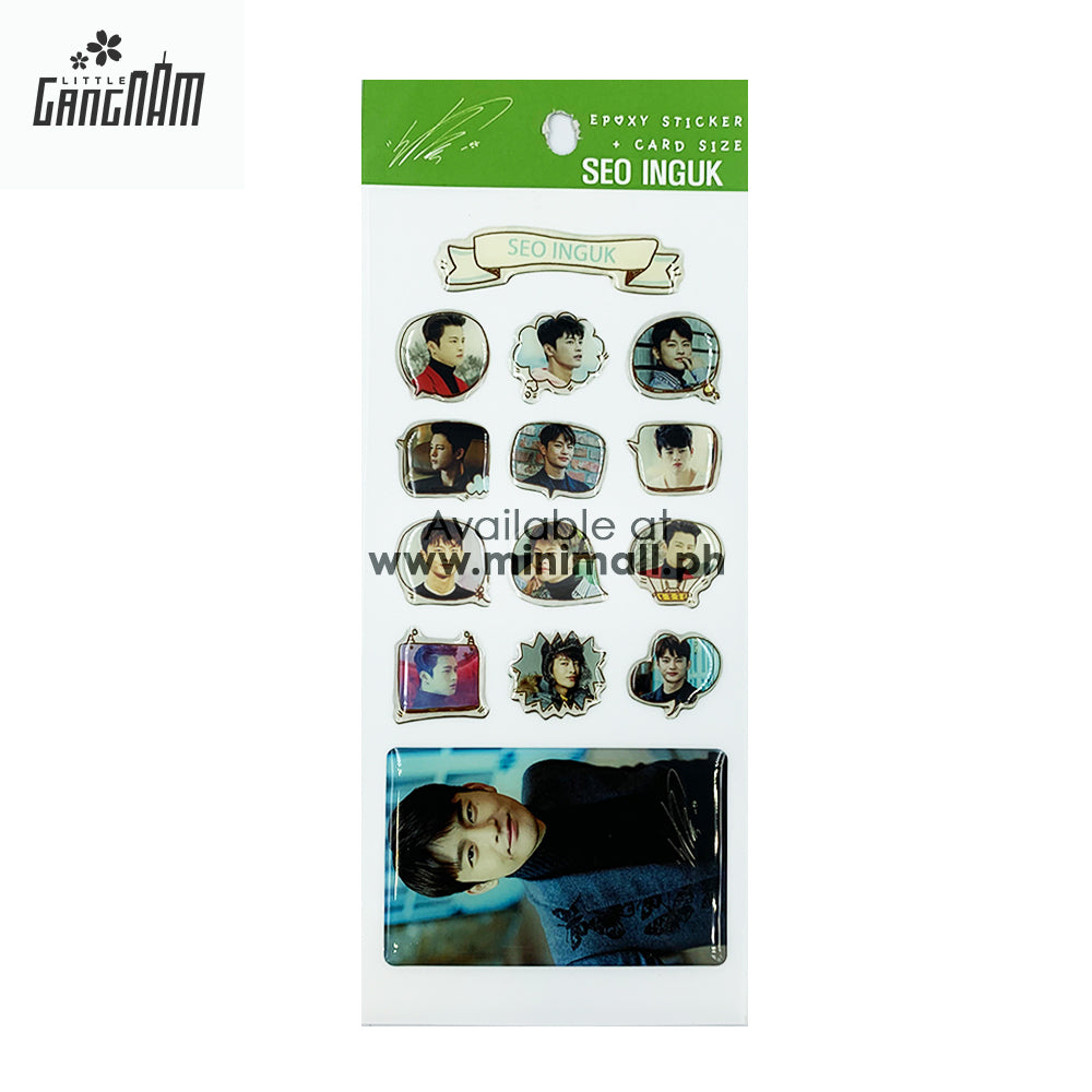 SEO IN GUK - EPOXY STICKER + CARD SIZE