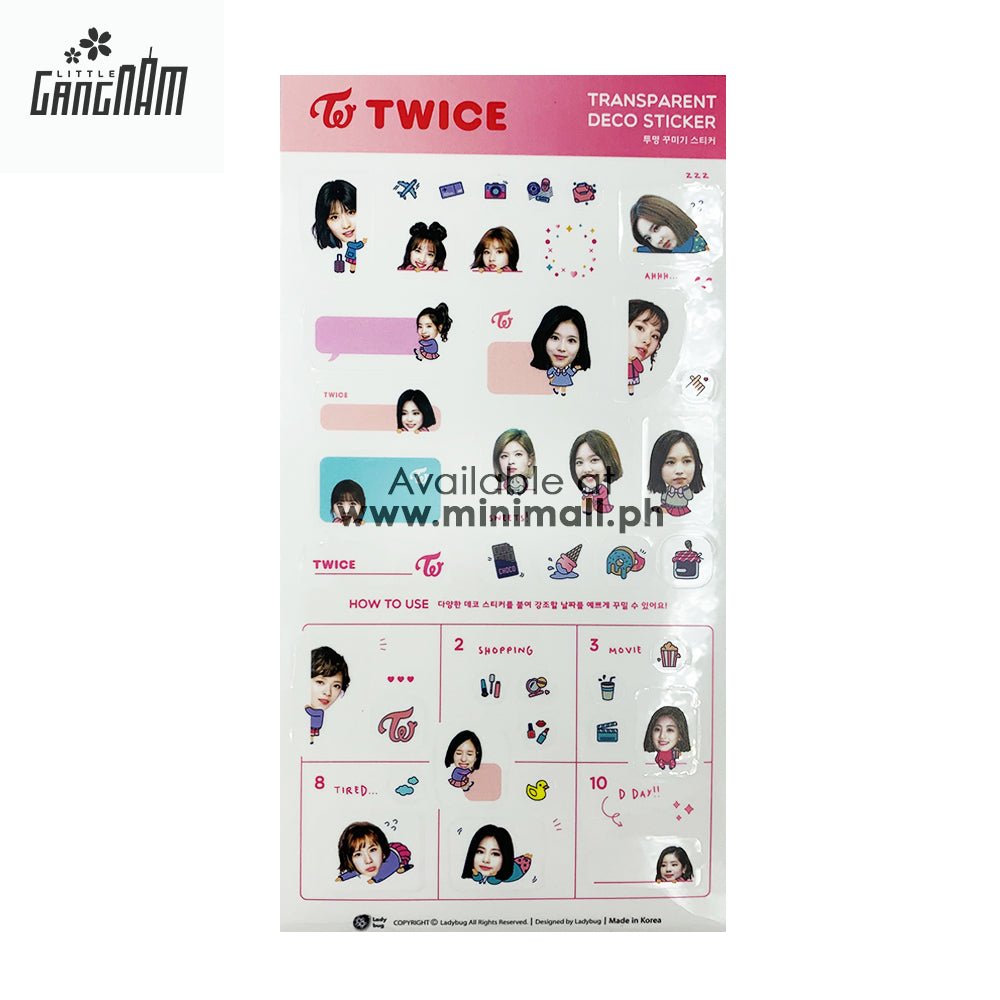 TWICE - TRANSPARENT DECO STICKER
