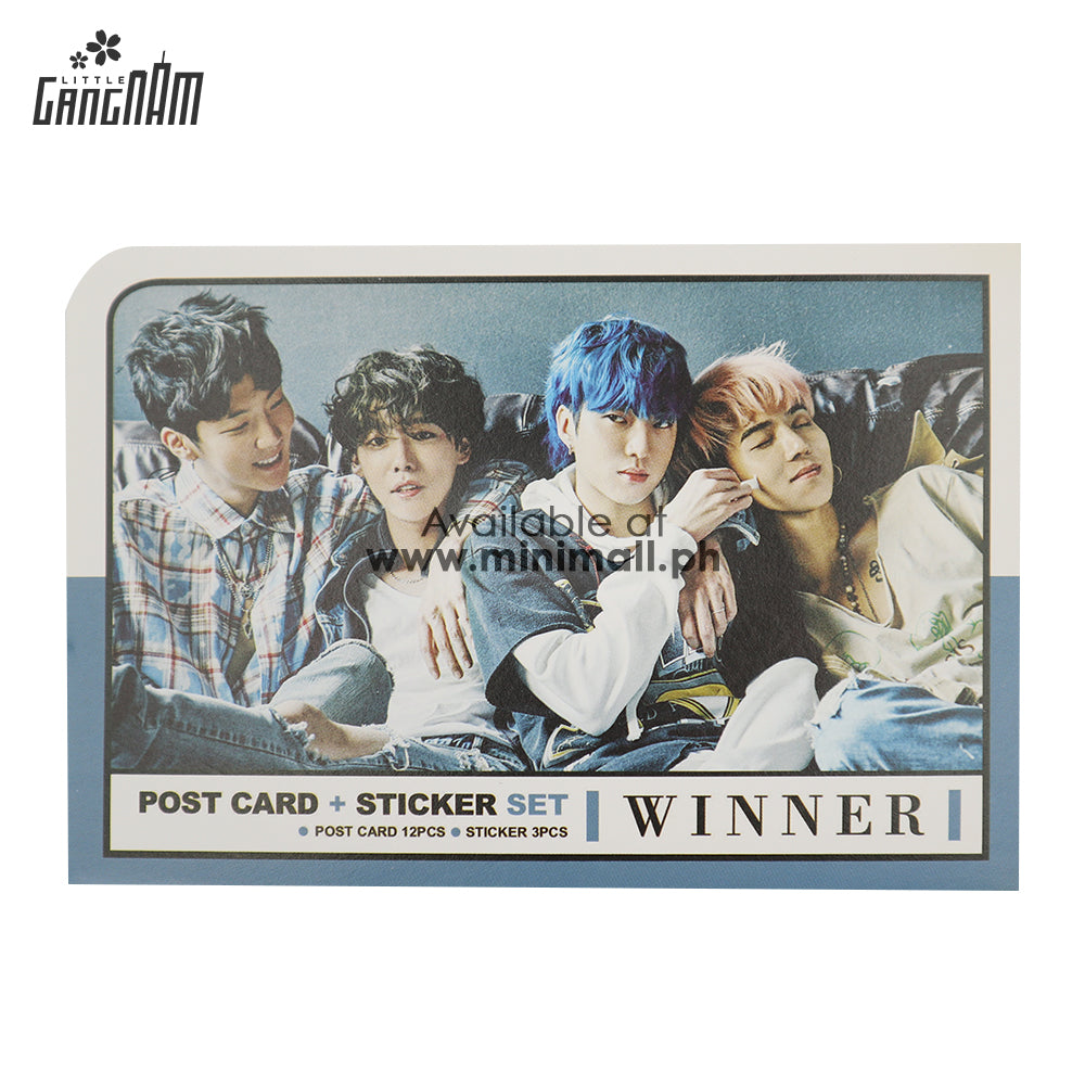 WINNER - POSTCARD + STICKER SET