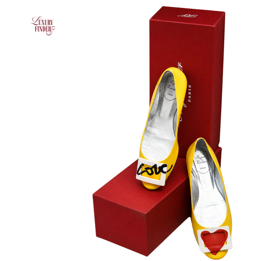 Roger Vivier Gommette LOVE Ballet Flats