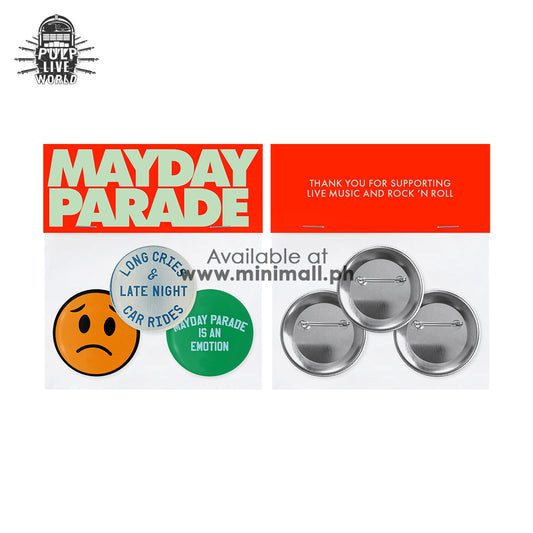 MAYDAY PARADE - BUTTON PIN PACK