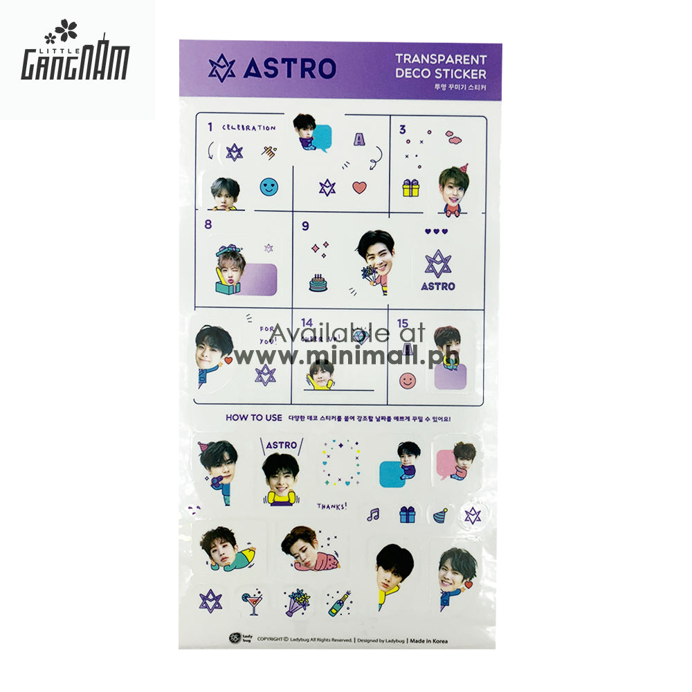 ASTRO - TRANSPARENT DECO STICKER