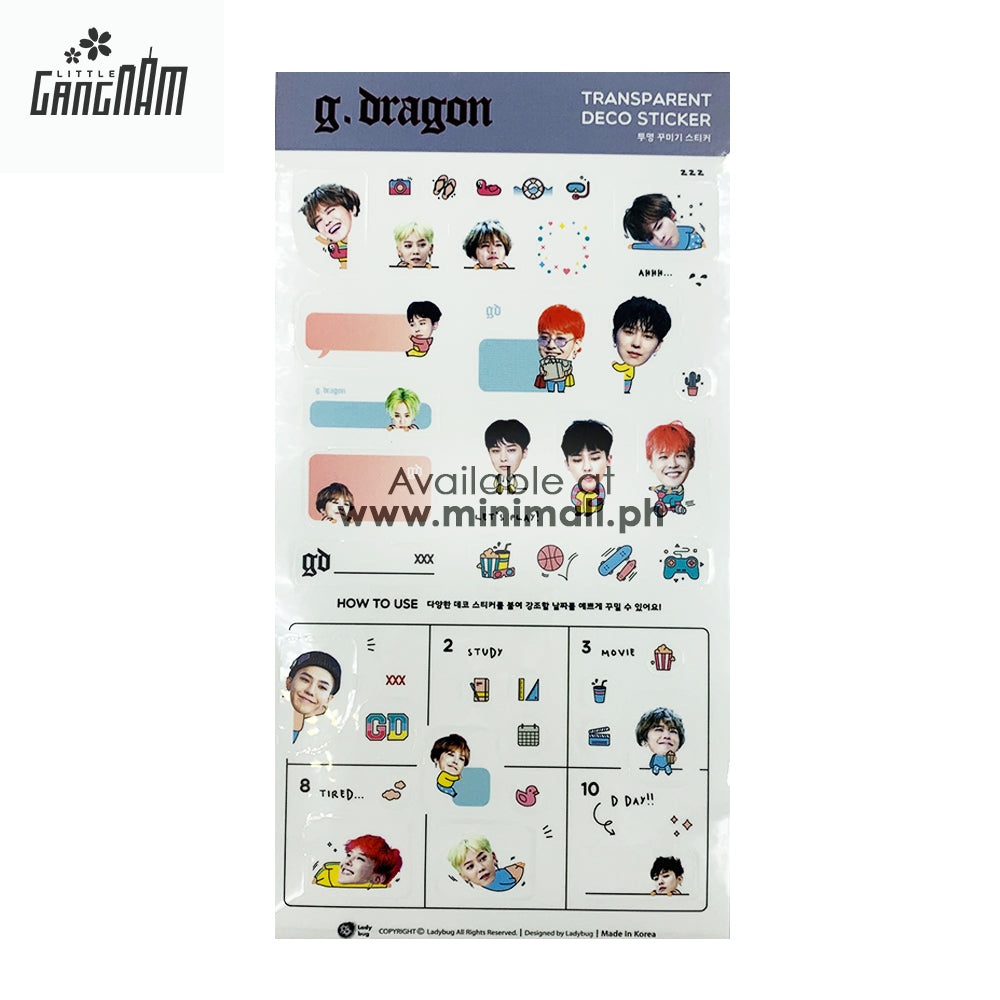 BIGBANG - TRANSPARENT DECO STICKER