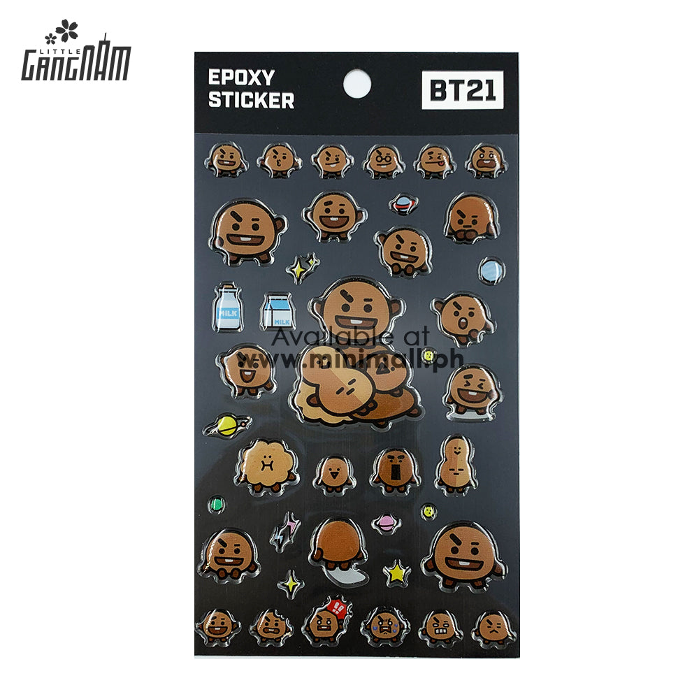 BTS - BT21 EPOXY STICKER