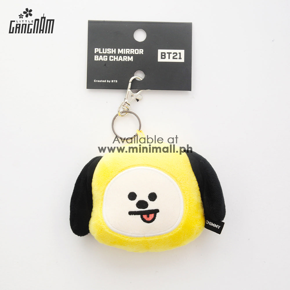 BTS - BT21 PLUSH MIRROR BAG CHARM