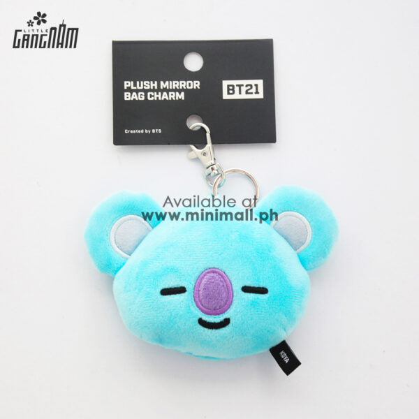 BTS - BT21 PLUSH MIRROR BAG CHARM