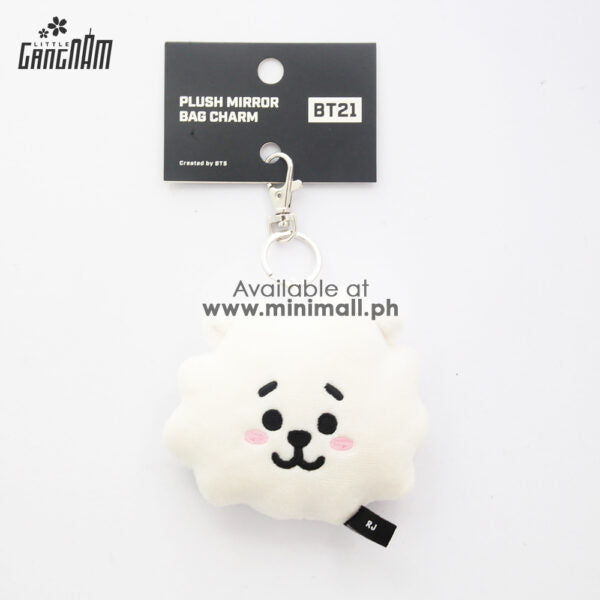 BTS - BT21 PLUSH MIRROR BAG CHARM