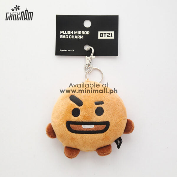 BTS - BT21 PLUSH MIRROR BAG CHARM