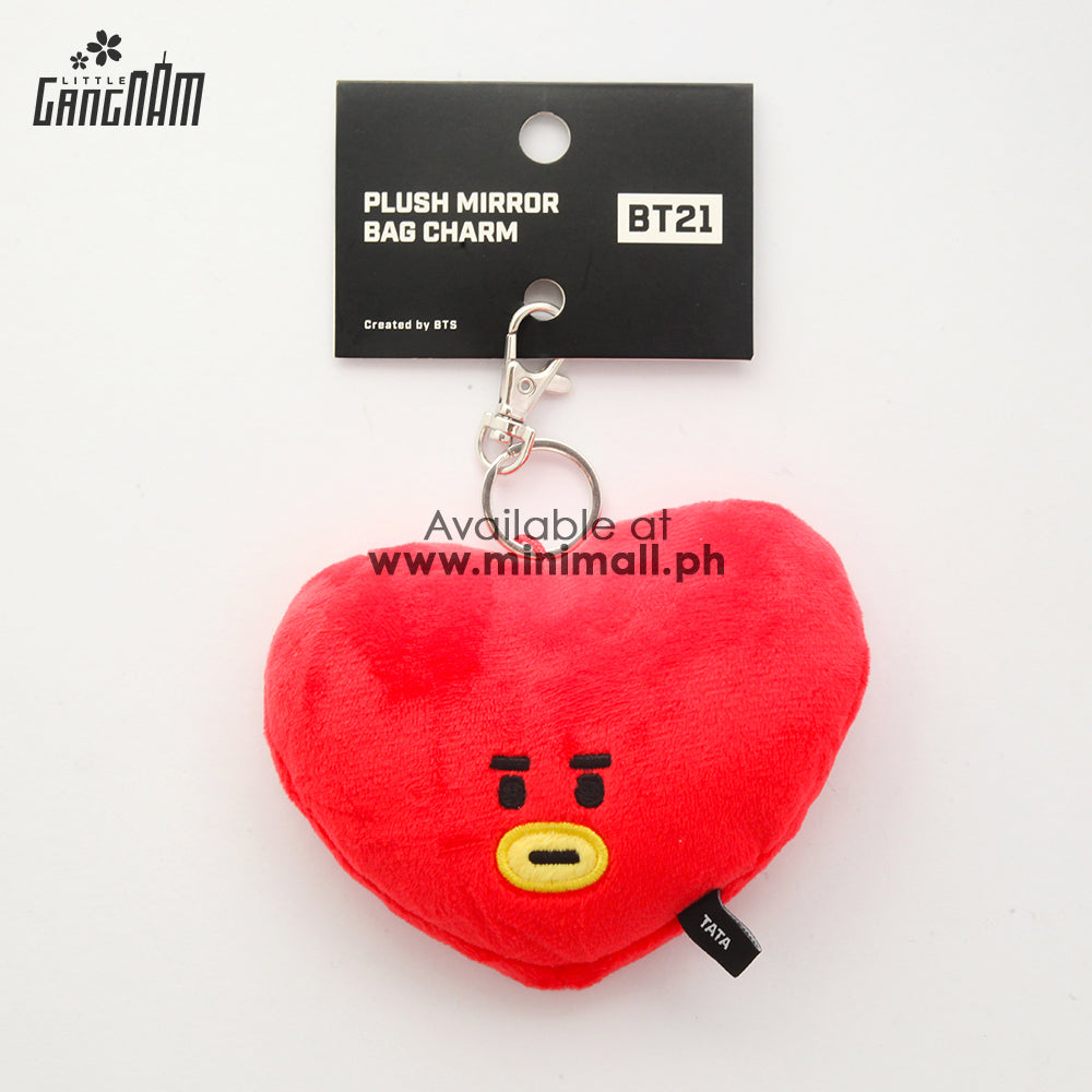 BTS - BT21 PLUSH MIRROR BAG CHARM