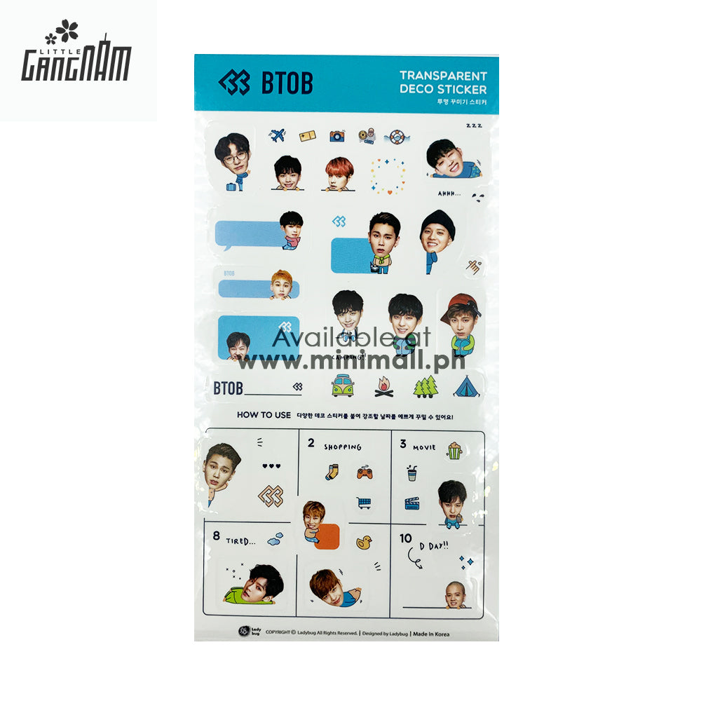 BTOB - TRANSPARENT DECO STICKER