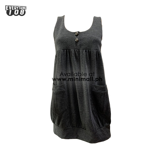 DARK GREY BALLOON DRESS