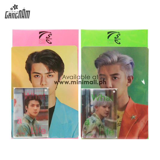 EXO SC - HOLOGRAM CARD HOLDER SET