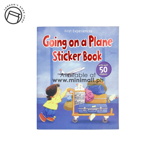 FIRST EXPERIENCE IN GOING ON A PLANE STICKER BOOK (WITH OVER 50 STICKERS)