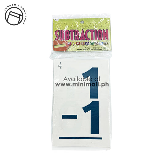 SUBTRACTION FLASHCARD