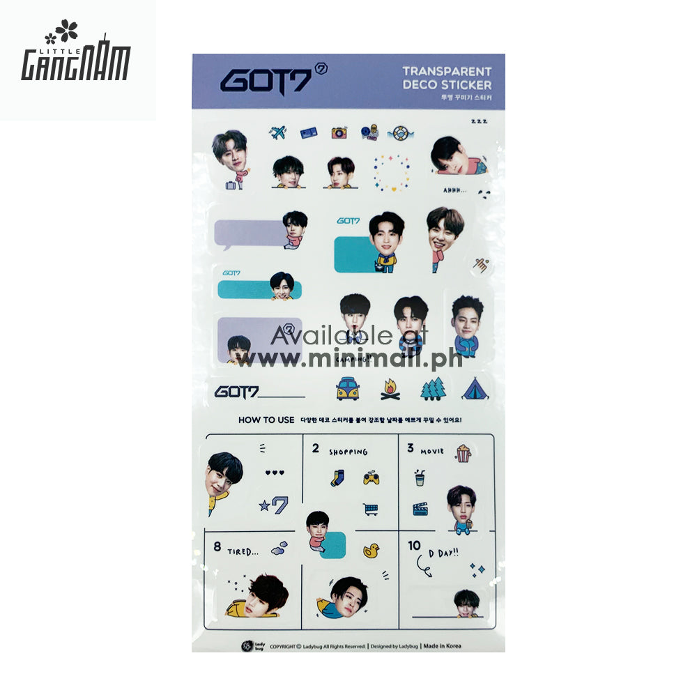 GOT7 - TRANSPARENT DECO STICKER