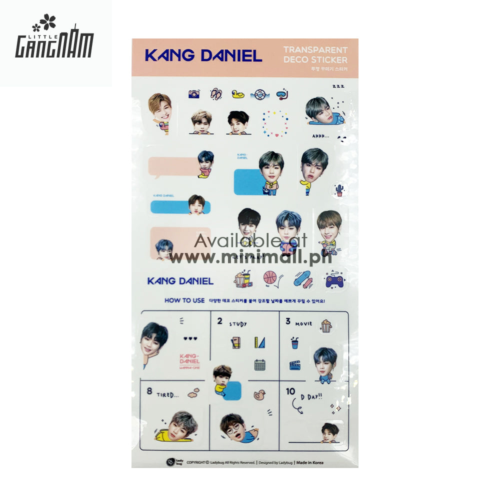 KANG DANIEL - TRANSPARENT DECO STICKER