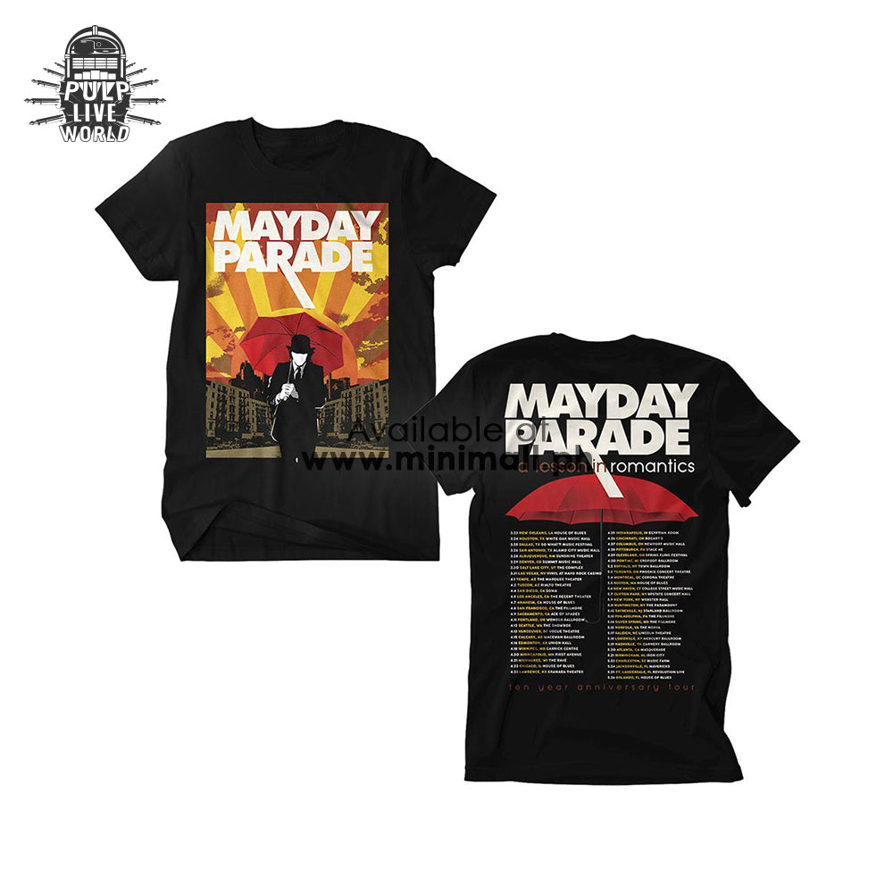 MAYDAY PARADE: A LESSON IN ROMANTICS TOUR SHIRT