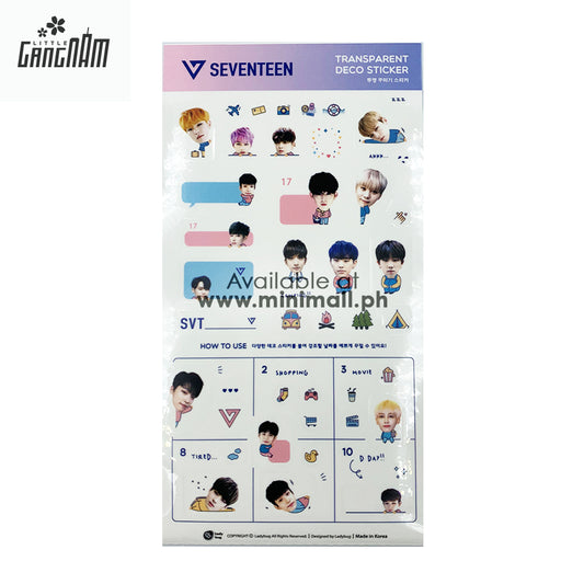 SEVENTEEN - TRANSPARENT DECO STICKER