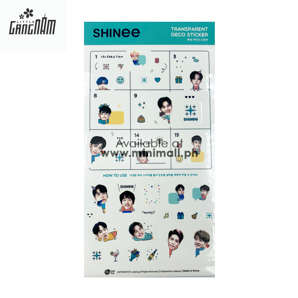 SHINEE - TRANSPARENT DECO STICKER