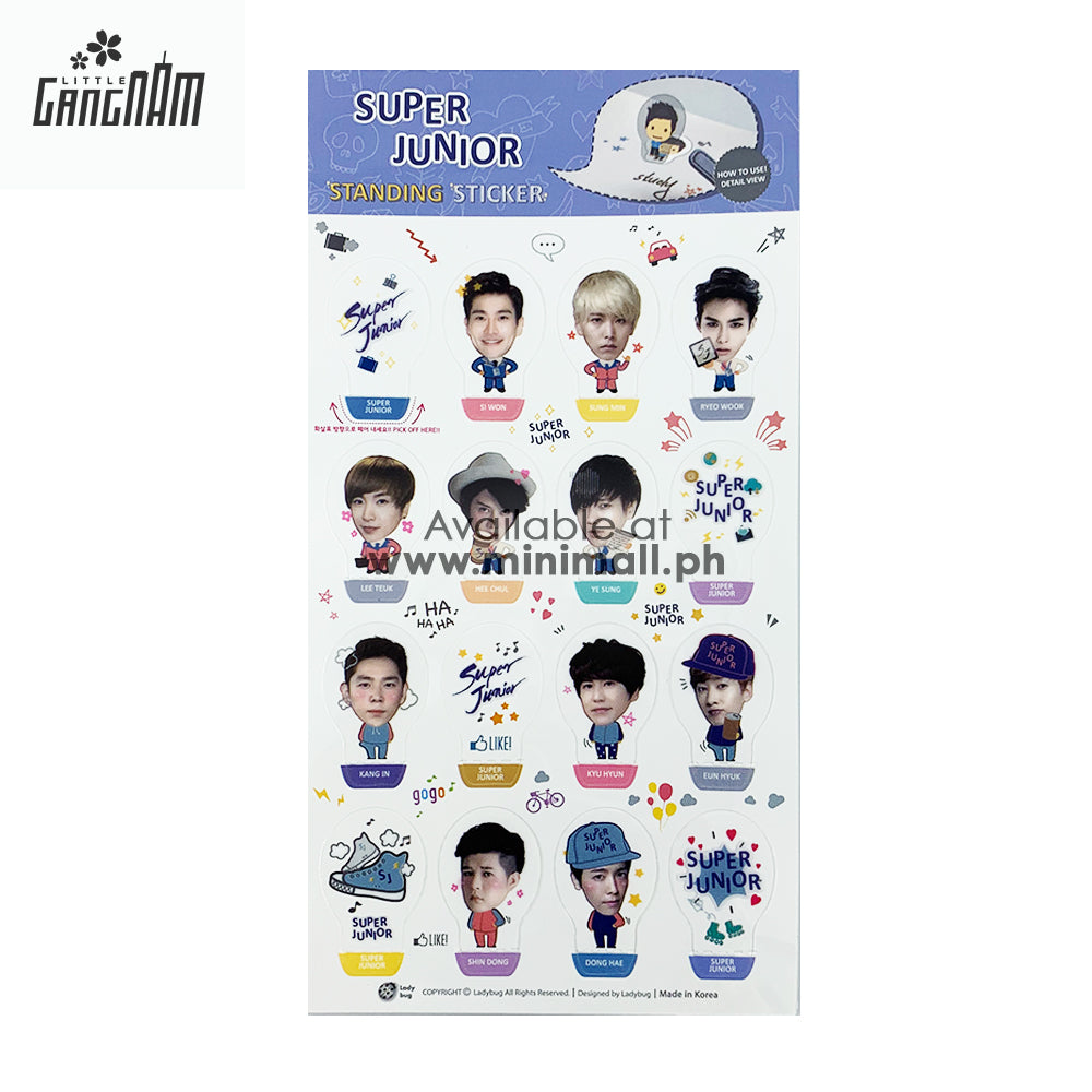 SUPER JUNIOR - STANDING STICKER