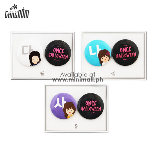 TWICE CHARACTER PIN BUTTON SET