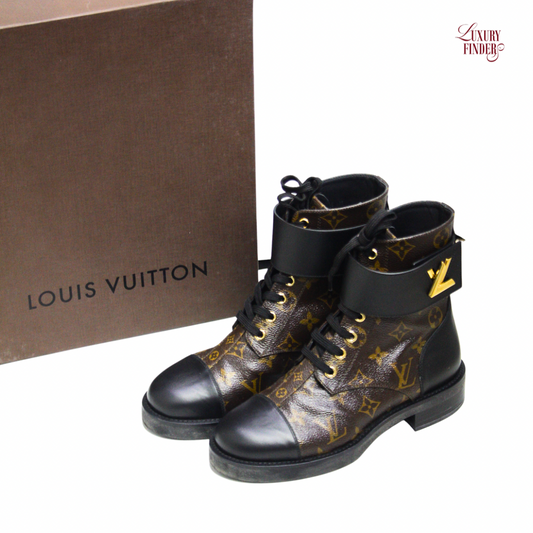 Louis Vuitton Wonderland Flat Ranger Boots