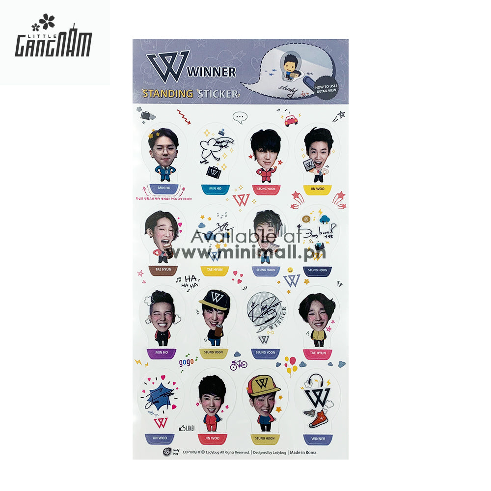 WINNER - STANDING STICKER